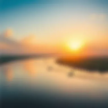Aerial view of kitesurfers gliding over the Amazon River