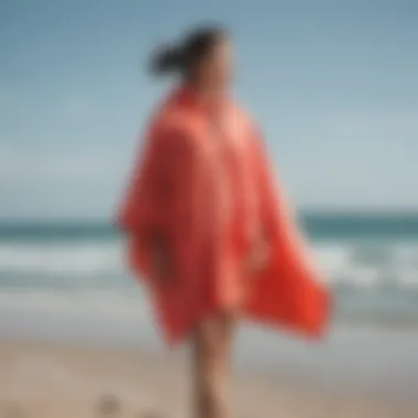 Functional Aspects of Beach Changing Ponchos Practical use of ponchos at the beach