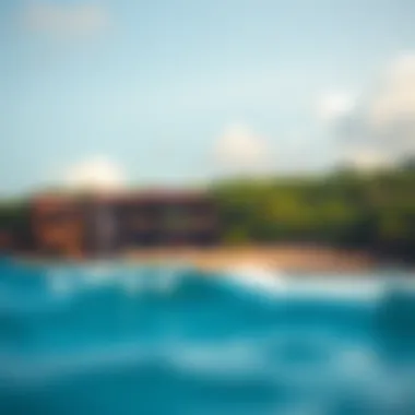 View of Padang Padang Beach