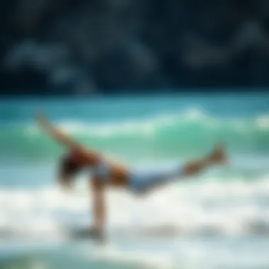 Building Strength through Yoga Strength-building yoga pose for surfers