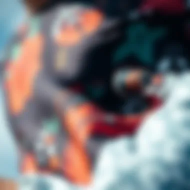 Innovative Fabric Technology of Carve Kona Close-up of the advanced fabric technology used in the Carve Kona Rashguard