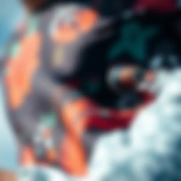 Innovative Fabric Technology of Carve Kona Close-up of the advanced fabric technology used in the Carve Kona Rashguard