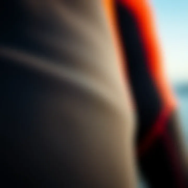Innovative Neoprene: The Backbone of Comfort Close-up of high-quality neoprene used in wetsuit construction