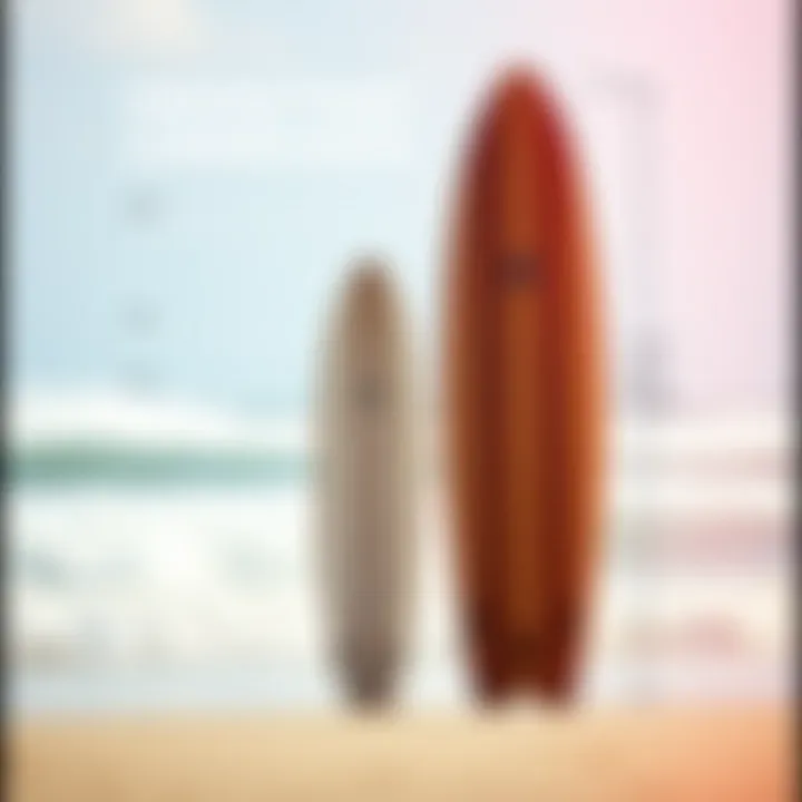 Longboard size selection diagram