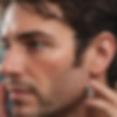 Applying Warm Compress for Ear Relief A warm compress applied to the ear