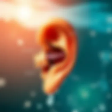 A diagram illustrating the ear anatomy for better understanding