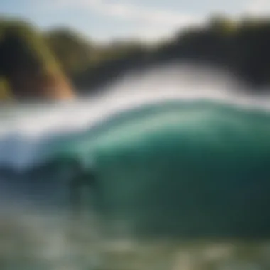 Innovative Wave Generation Technology Close-up of advanced wave generation technology at Bristol Wavegarden