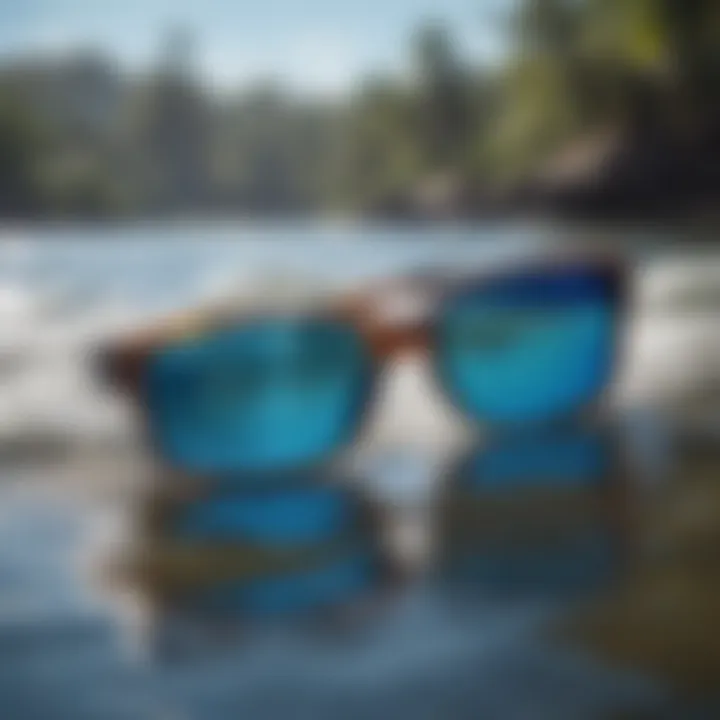 Varied water conditions enhancing the performance of Costa Fantail sunglasses