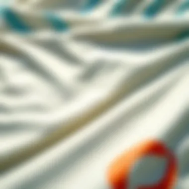 Fabric Texture of Rip Curl Beach Pants Close-up of the fabric texture of Rip Curl beach pants