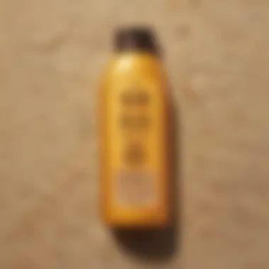 Close-up of Sun Bum Curl Shampoo ingredients