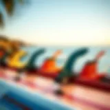 An overview of different surfboard mounting brackets