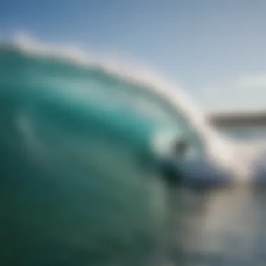 Modern technology used in a Texas surf park to create artificial waves.