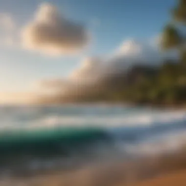 Ho'okipa Beach: A Surfer's Paradise A stunning view of the surf at Ho'okipa Beach
