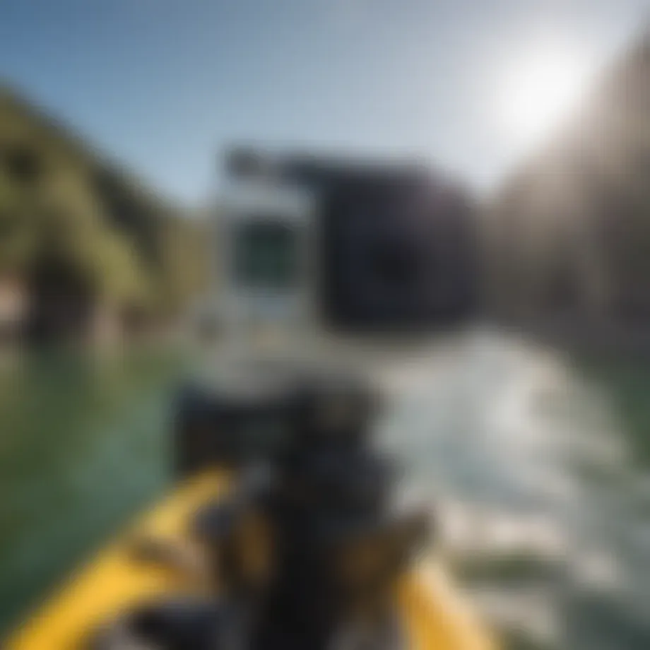 Innovative GoPro mouth mount in action during watersports