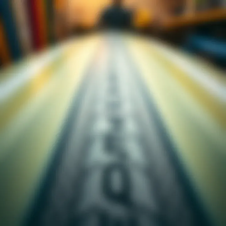 Materials Behind the Osprey Surfboard Construction Detailed image of the materials used in the Osprey surfboard construction