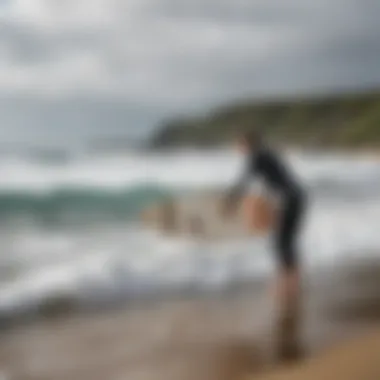 User maintenance of a Thurso surf board