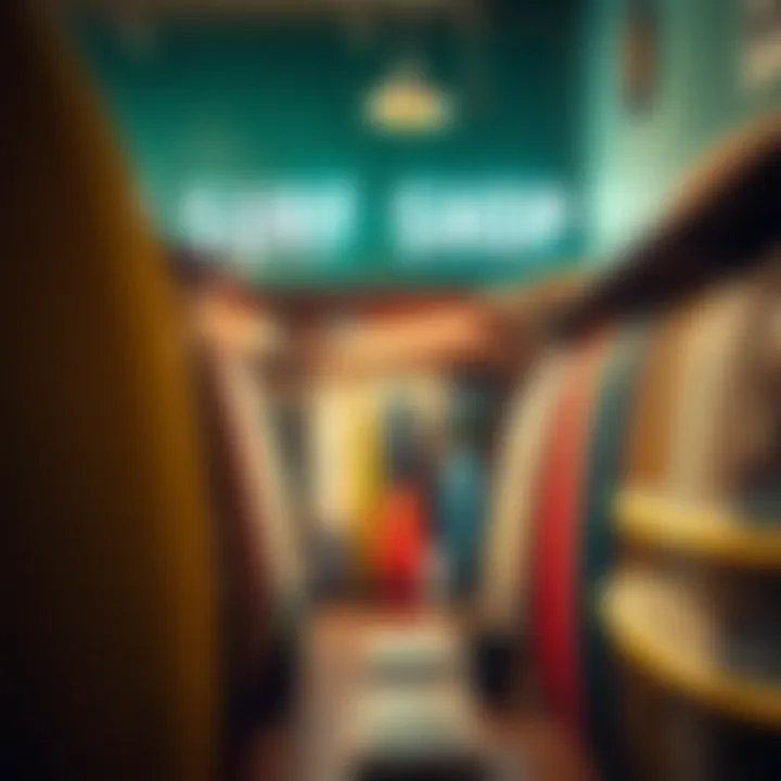 A local surf shop in Los Angeles, emphasizing community support and sustainable practices.