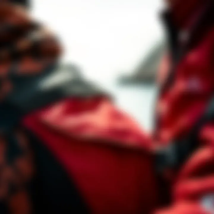 Detail of functionality in Volcom Stoney gear