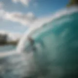 Surfing the perfect wave at Waikiki