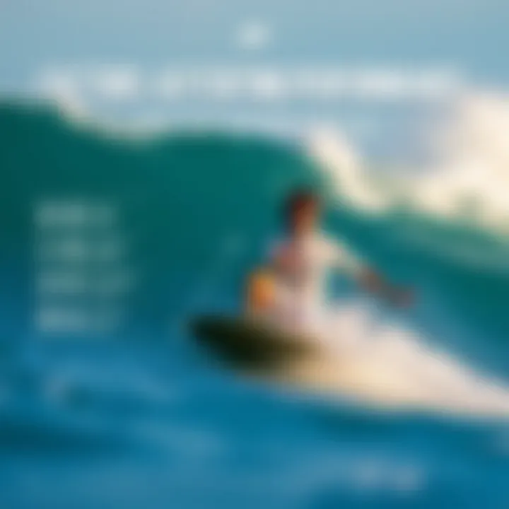 An infographic depicting factors affecting skimboarding performance