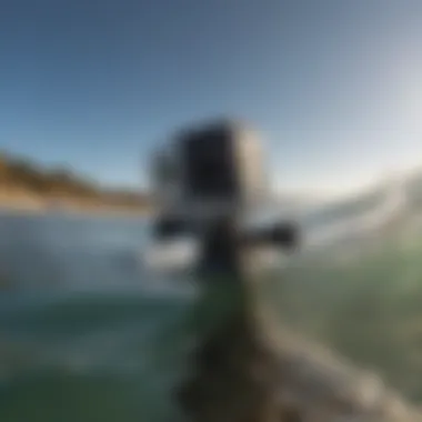 GoPro surf mouth mount showcasing ergonomic design