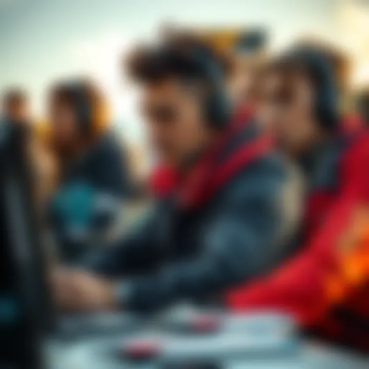 Customer support team assisting clients