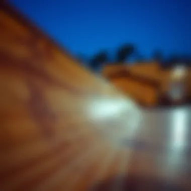 Maintenance routine for a wooden quarter pipe