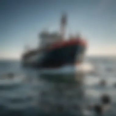 Devastating Effects of Oil Spills on Marine Life Oil spill in open water with birds fleeing