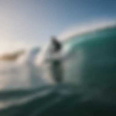 Surfers enjoying a day on the waves with hybrid surfboards in action.