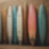 Diverse surfboard designs showcased online