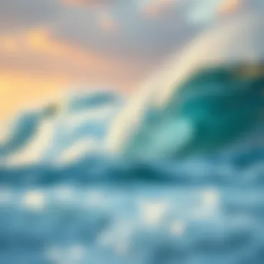 Perfect Waves for Bandit Techniques Dynamic ocean scene showcasing waves suited for the Bandit style