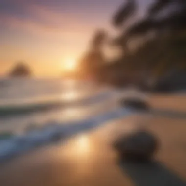 Secluded Beach Sunset Breathtaking view of a secluded Northern California beach at sunset