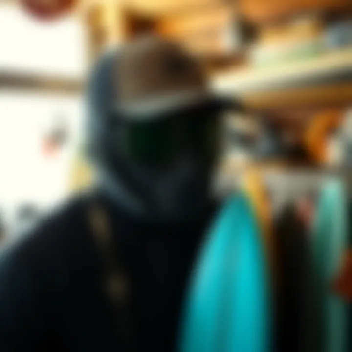 Sustainable Surf Gear at Ocean Hut Eco-friendly surf gear showcased in the shop