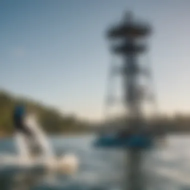 Enthusiasts enjoying music on the water with wakeboard tower speakers