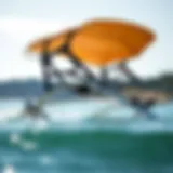 Innovative design of a wakeboard tower bimini