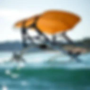 Innovative design of a wakeboard tower bimini