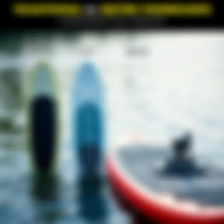 Traditional vs Electric Paddle Boards Comparison Comparison chart of traditional vs electric paddle boards