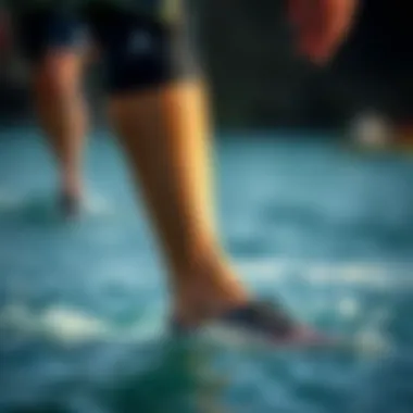 Targeted exercises to strengthen calf muscles for water sports