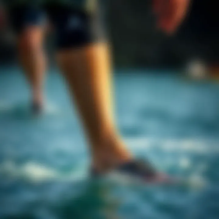 Targeted exercises to strengthen calf muscles for water sports