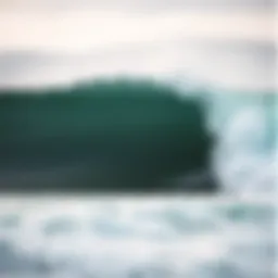 Majestic waves crashing on a serene California beach