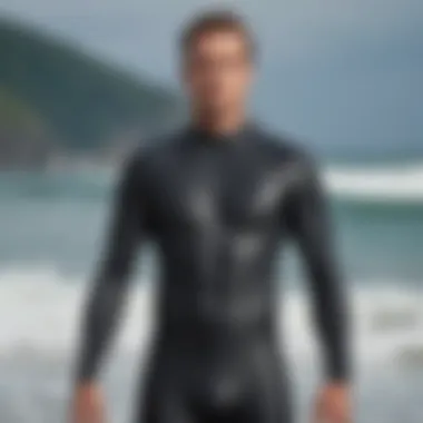 Eco-friendly production process of wetsuit tops illustrated