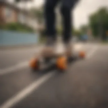 Innovative Materials in Longboarding Detail view of longboard materials highlighting innovation in crafting