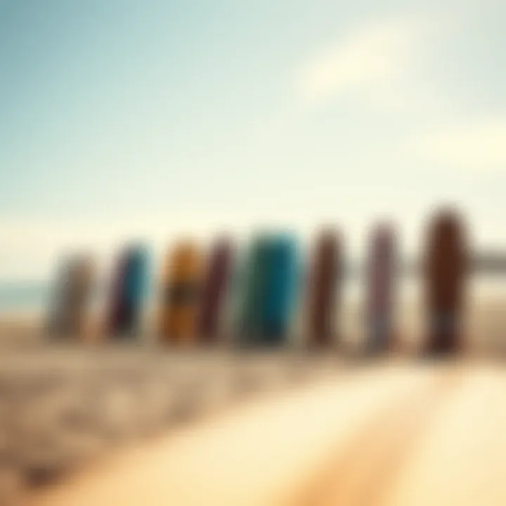 Diversity in Longboard Styles A collection of themed longboards illustrating different styles