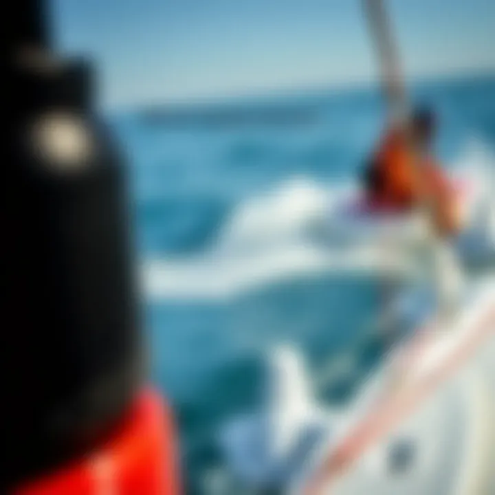 Impact of Wind Measurement in Watersports Diagram illustrating wind measurement and its impact on watersports