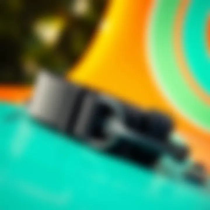 High-Quality Strap for Enhanced Performance Detailed view of a high-quality boogie board replacement strap emphasizing durability and performance