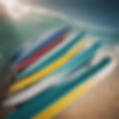 The Impact of Fins on Surfboard Performance Image showcasing the different types of fins on a surfboard