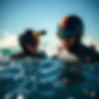 Visual representation of effective temperature management strategies for aquatic activities