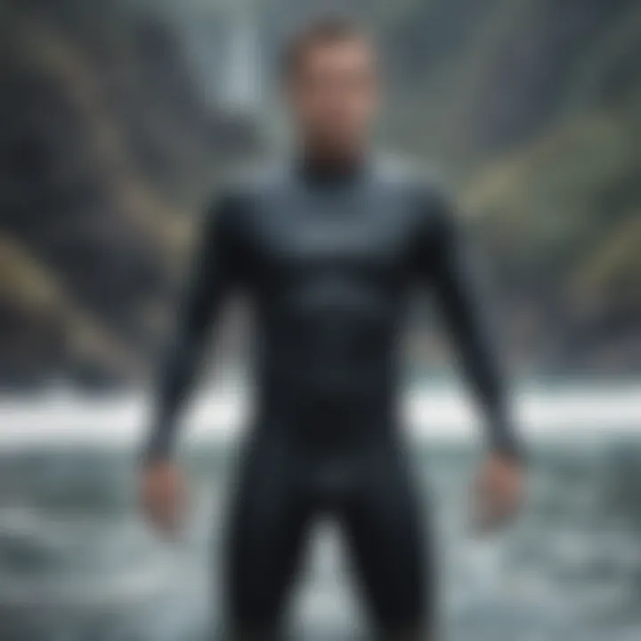 Illustration of proper wetsuit fit for optimal performance