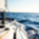 Diagram illustrating wind direction effects on sailing