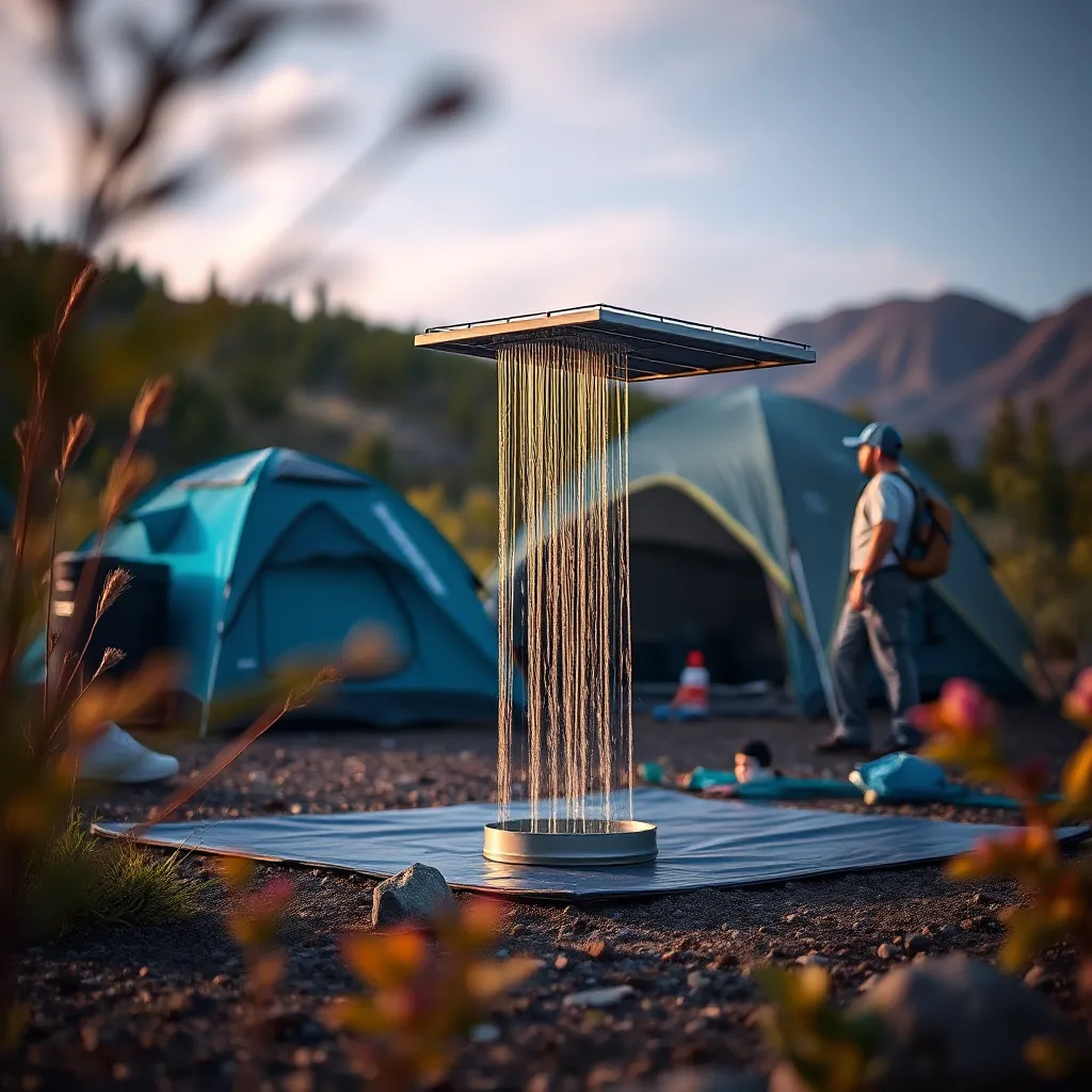 Solar Shower System Choosing the Best Portable Solar Shower for Camping